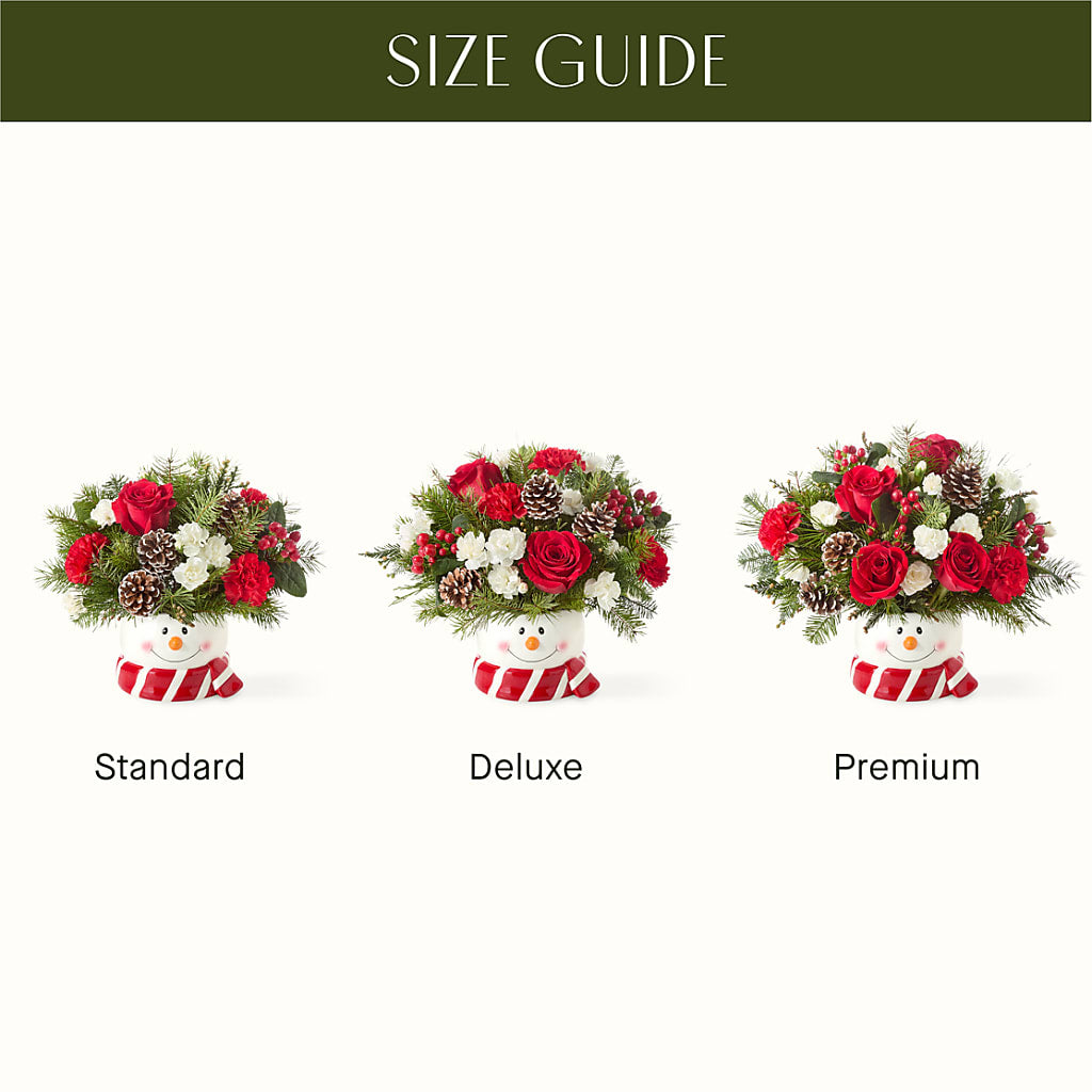 Jolly Snowman Bouquet – Mt Scott Flowers, Happy Valley OR