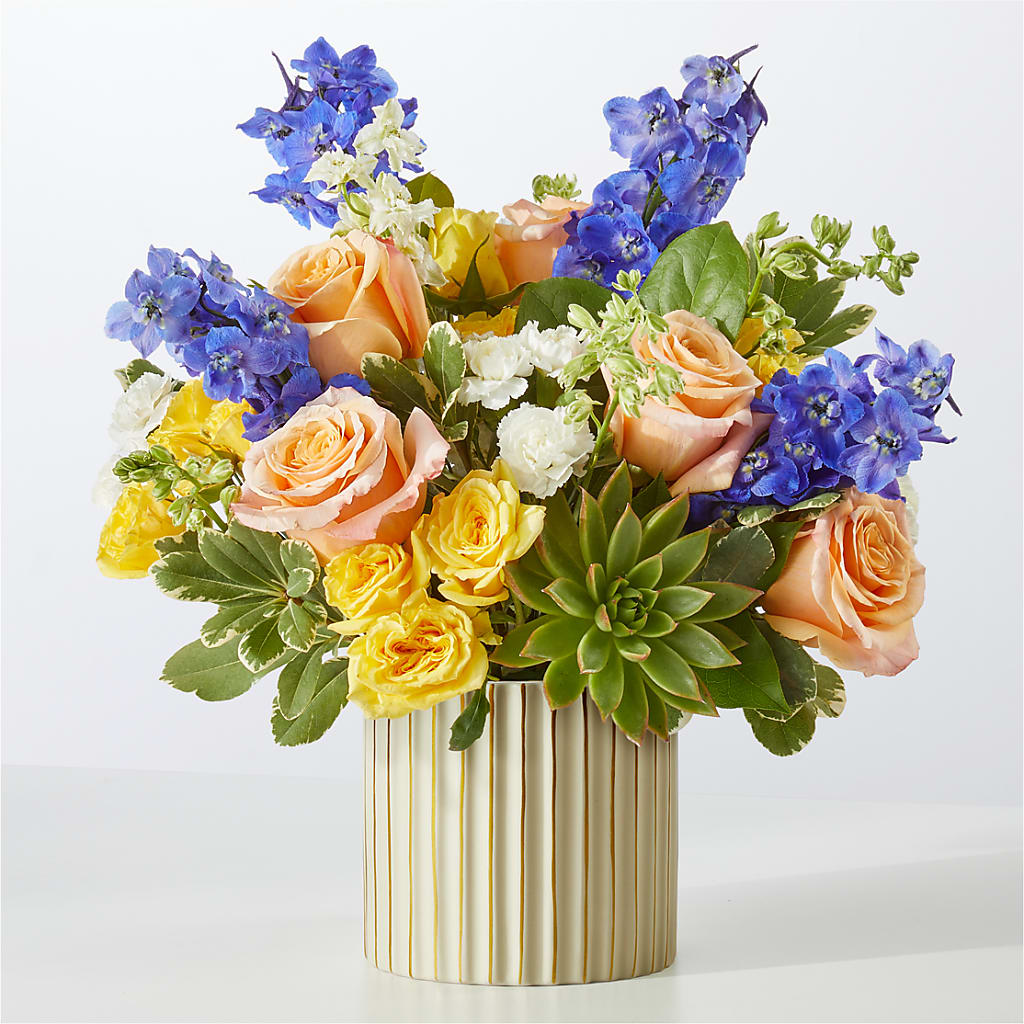 Cobalt Reverie Bouquet – Mt Scott Flowers, Happy Valley OR