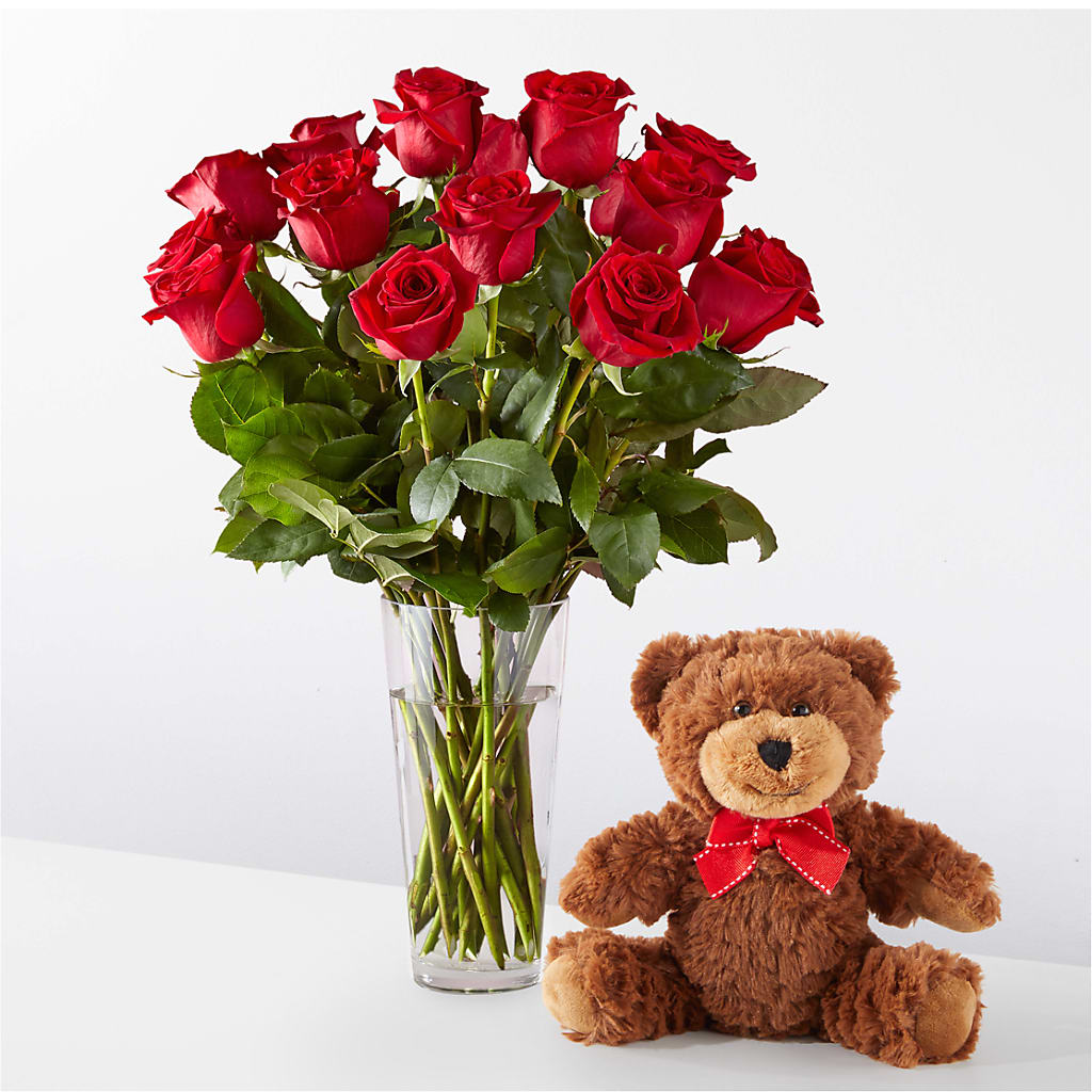 Romantic Long Stem Red Rose Bouquet Bundles – Mt Scott Flowers, Happy Valley OR
