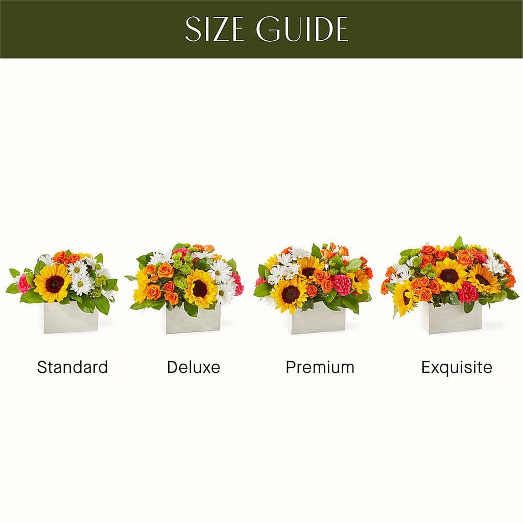 Sun-drenched Blooms Box Bouquet – Mt Scott Flowers, Happy Valley OR