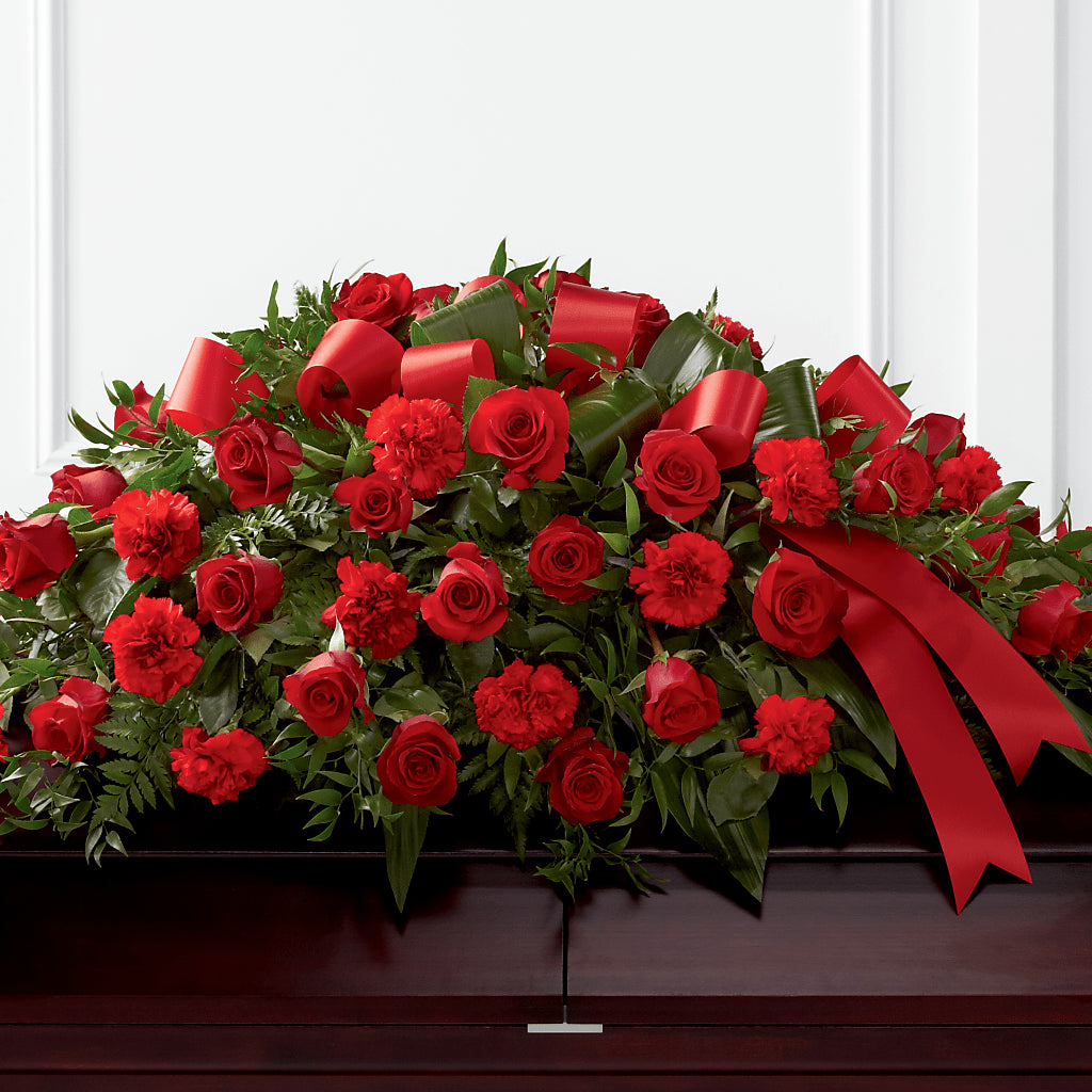 Tribute of Life Casket Spray – Mt Scott Flowers, Happy Valley OR