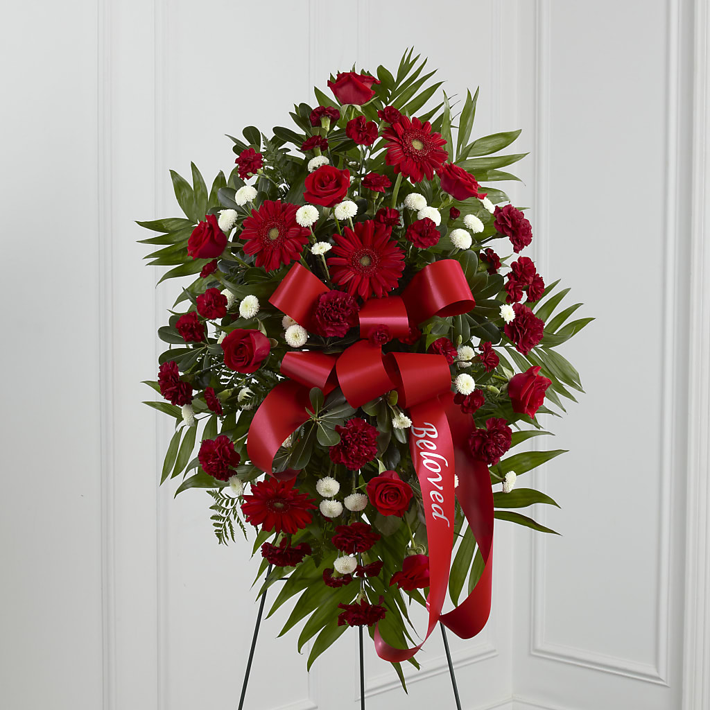 Treasured Memories Standing Spray – Mt Scott Flowers, Happy Valley OR