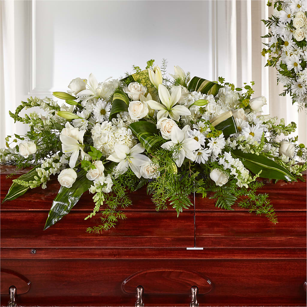 Abundance Casket Spray – Mt Scott Flowers, Happy Valley OR
