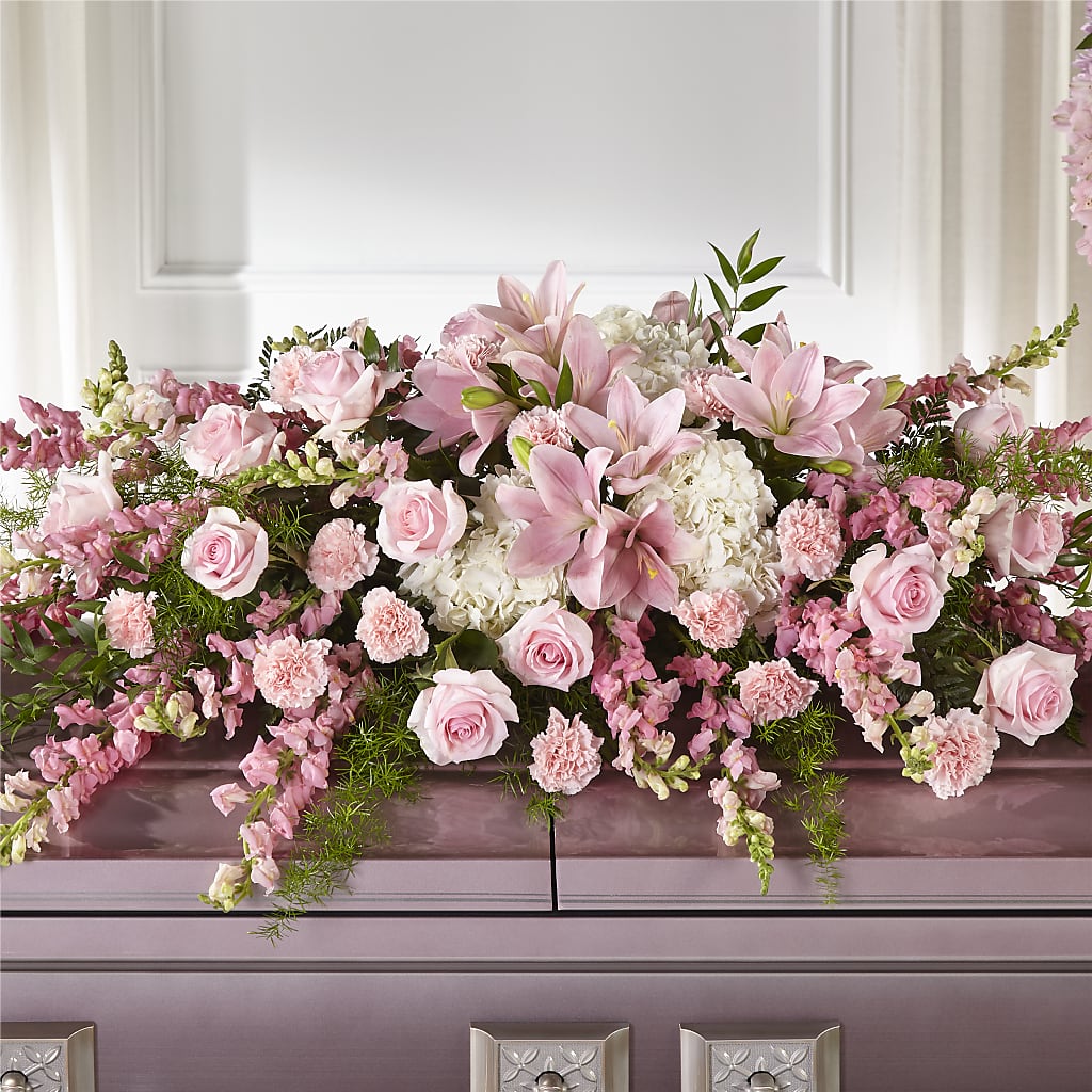 Life & Remembrance Casket Spray – Mt Scott Flowers, Happy Valley OR