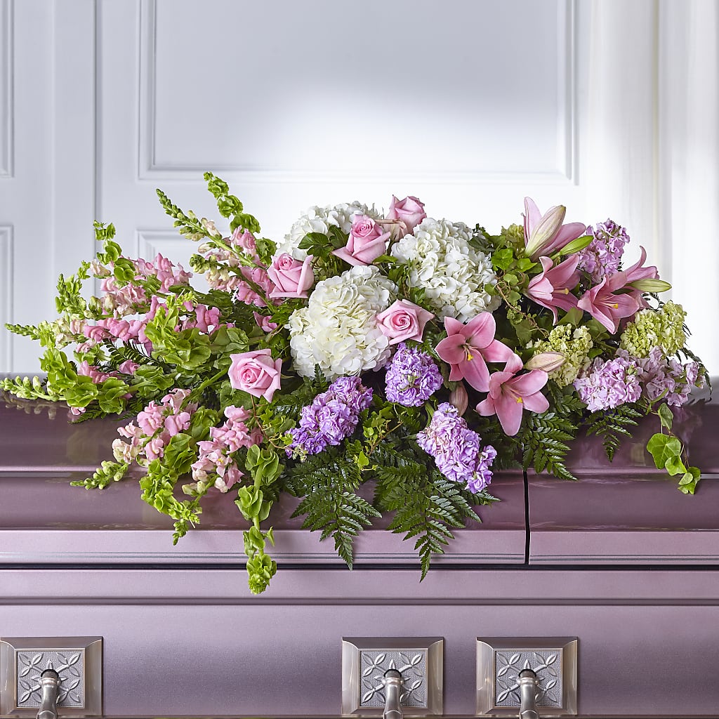 Life's Gratitude Casket Spray – Mt Scott Flowers, Happy Valley OR