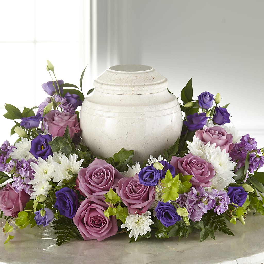 Blooming Sympathy Cremation Adornment – Mt Scott Flowers, Happy Valley OR