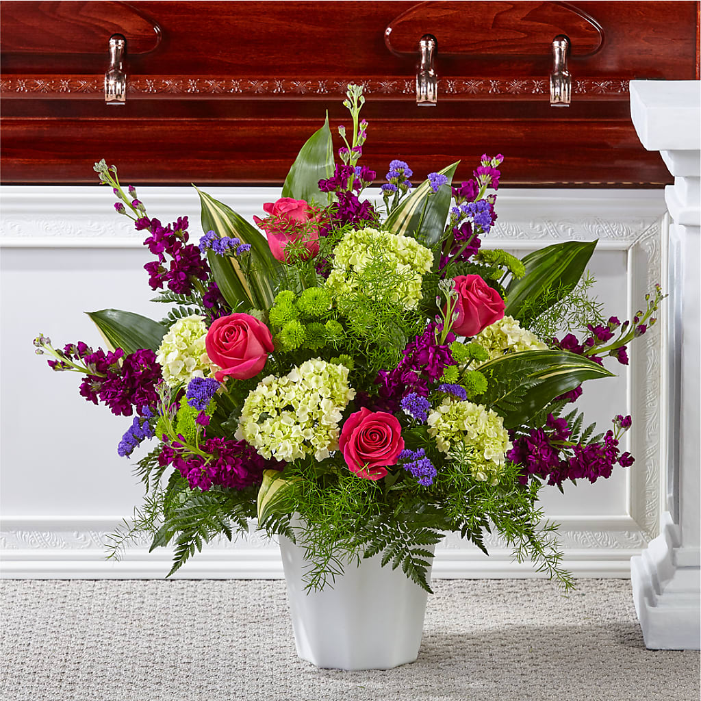Beautiful Horizons Floor Basket – Mt Scott Flowers, Happy Valley OR