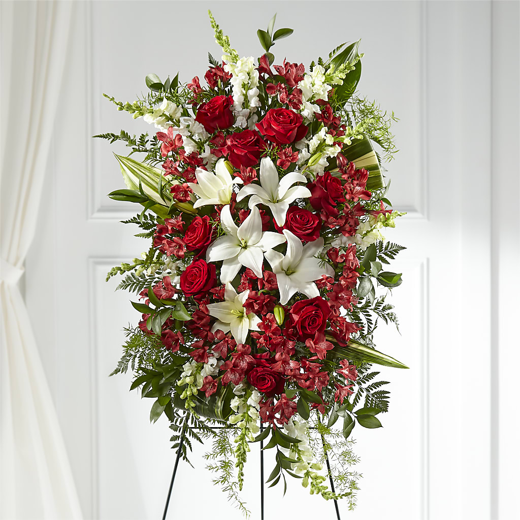 Everlasting Memory Standing Spray – Mt Scott Flowers, Happy Valley OR