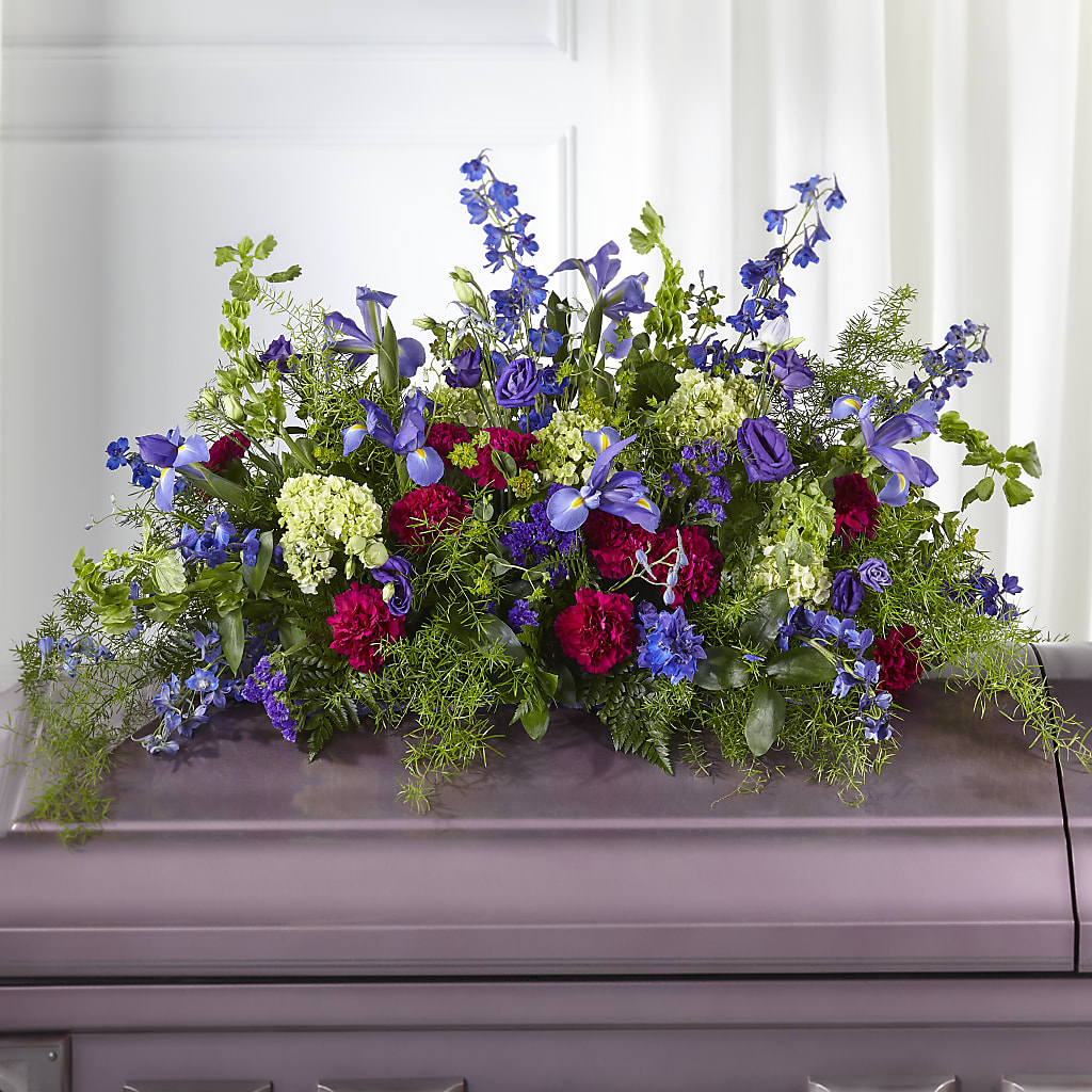 Always Treasured Casket Spray – Mt Scott Flowers, Happy Valley OR