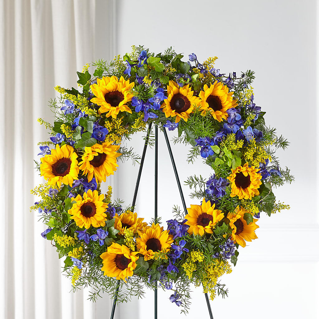 Bright Rays Wreath – Mt Scott Flowers, Happy Valley OR