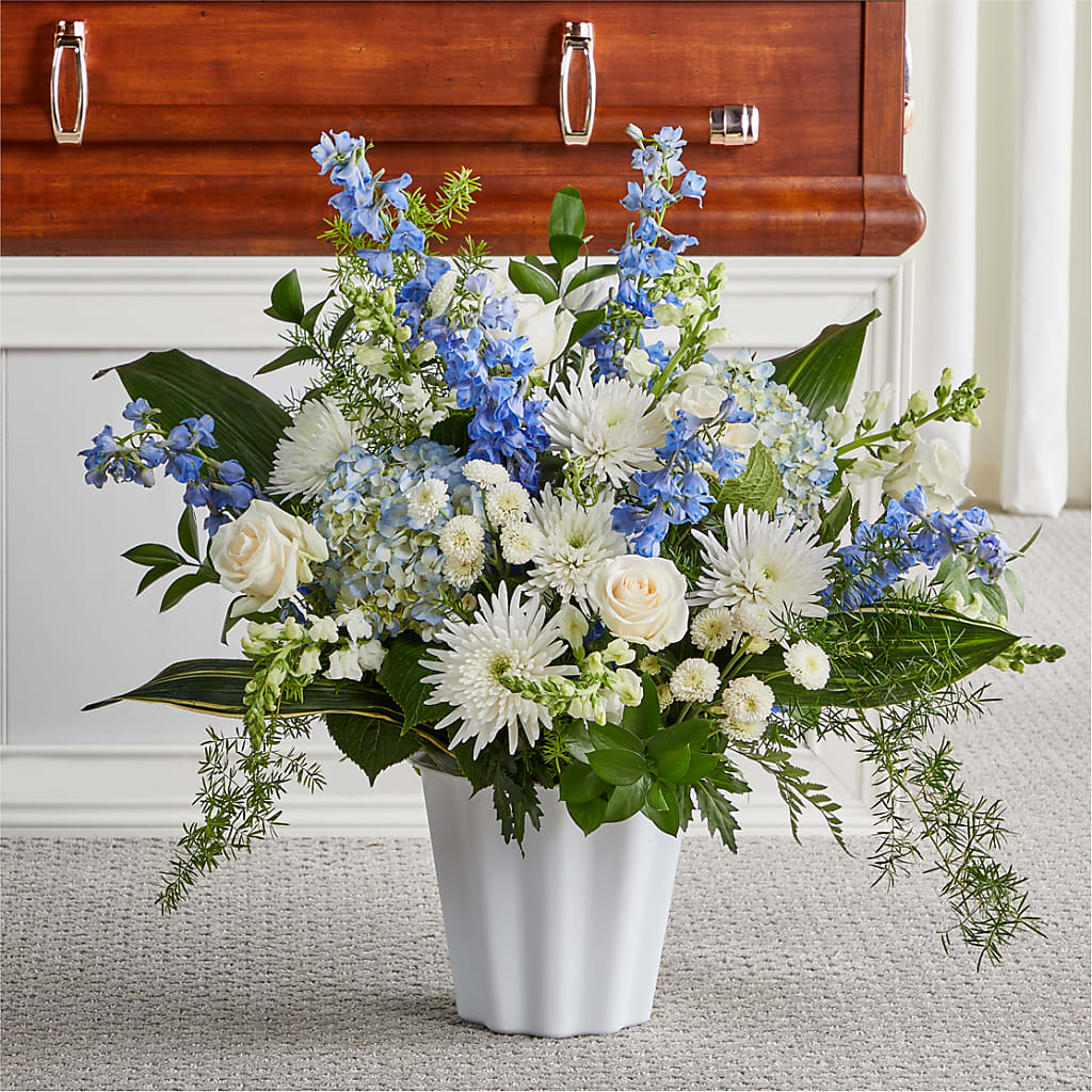 Everlasting Memories Floor Basket – Mt Scott Flowers, Happy Valley OR