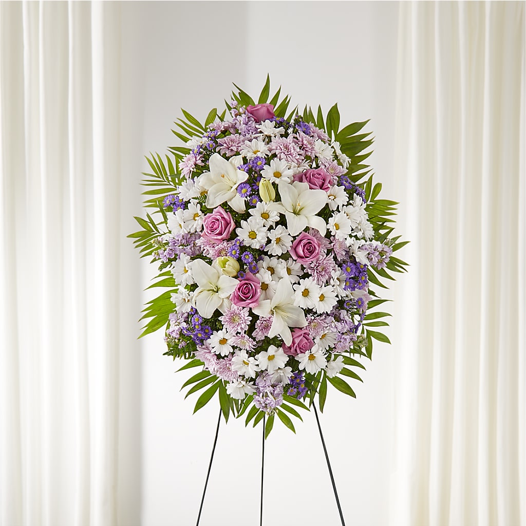 Surrounded by Love Standing Spray – Mt Scott Flowers, Happy Valley OR