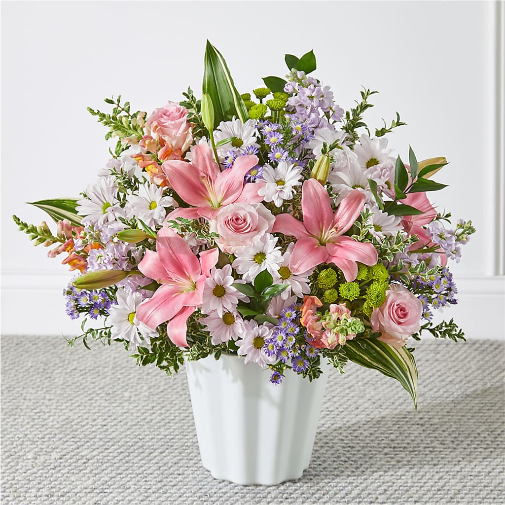 Abundant Compassion Floor Basket – Mt Scott Flowers, Happy Valley OR