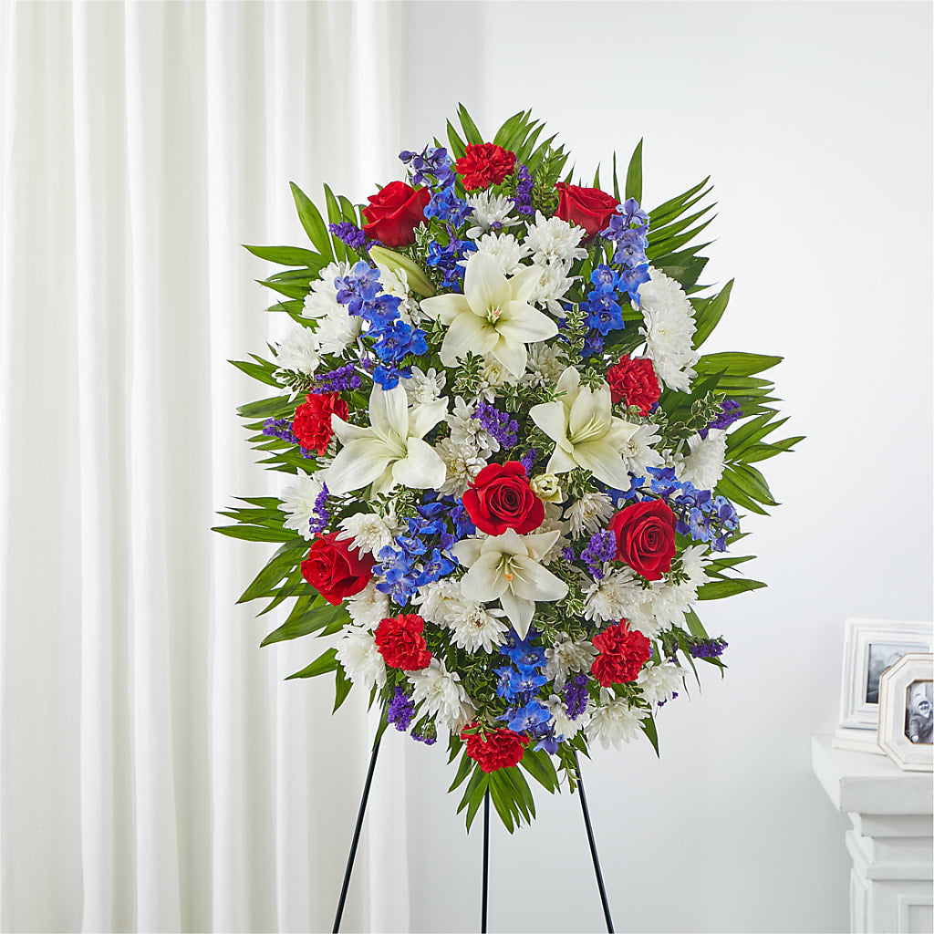 Cherished Service Standing Spray – Mt Scott Flowers, Happy Valley OR