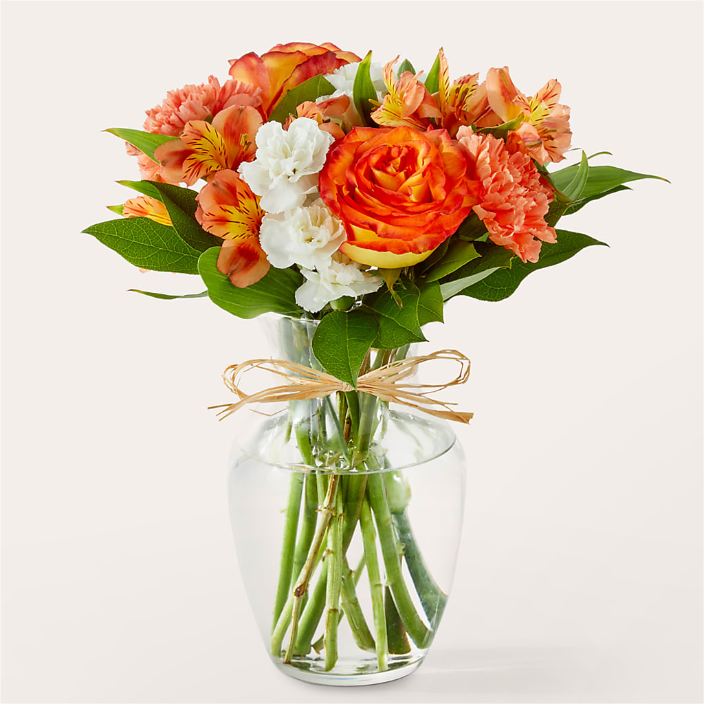 Apricot Glow Bouquet – Mt Scott Flowers, Happy Valley OR