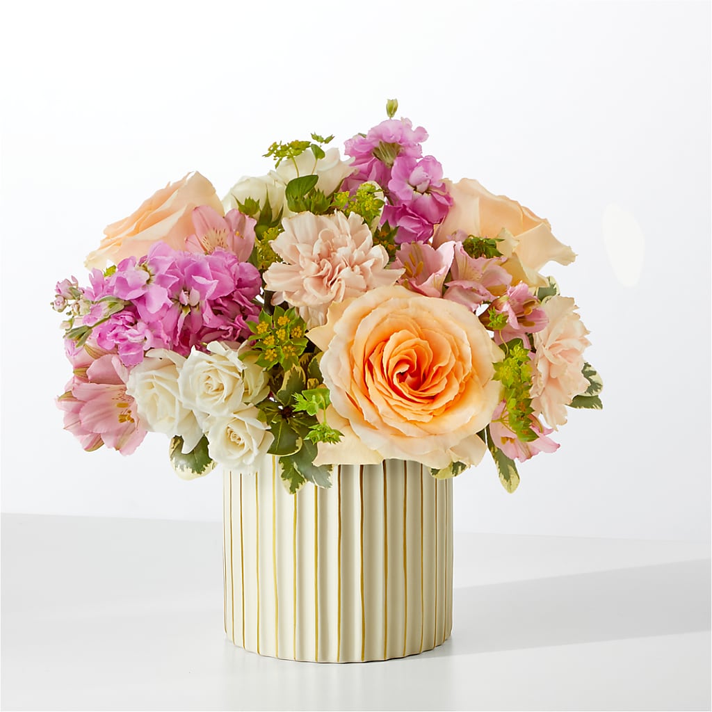 Paradise Bouquet with Ivory Vase – Mt Scott Flowers, Happy Valley OR