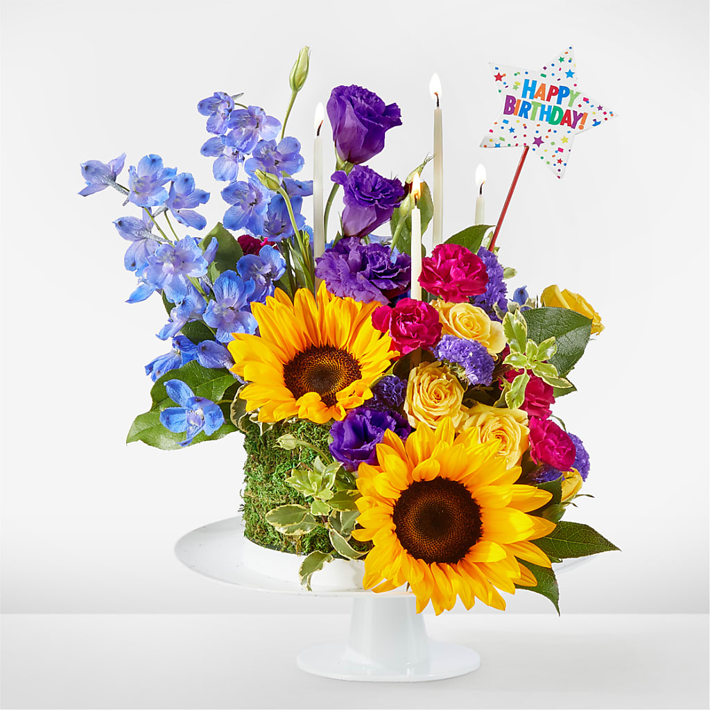 Star of the Day Floral Cake – Mt Scott Flowers, Happy Valley OR