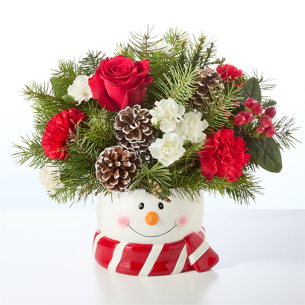 Jolly Snowman Bouquet –  Mt Scott Flowers, Happy Valley OR