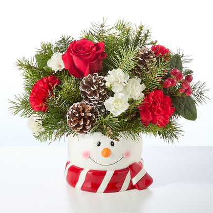 Jolly Snowman Bouquet –  Mt Scott Flowers, Happy Valley OR