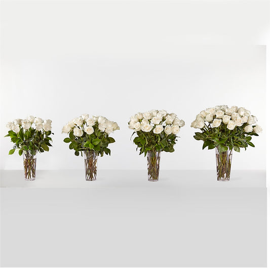 Long Stem White Rose Bouquet –  Mt Scott Flowers, Happy Valley OR