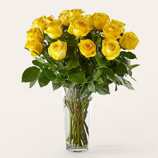 Long Stem Yellow Rose Bouquet –  Mt Scott Flowers, Happy Valley OR
