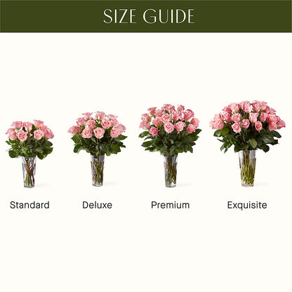 Long Stem Pink Rose Bouquet –  Mt Scott Flowers, Happy Valley OR