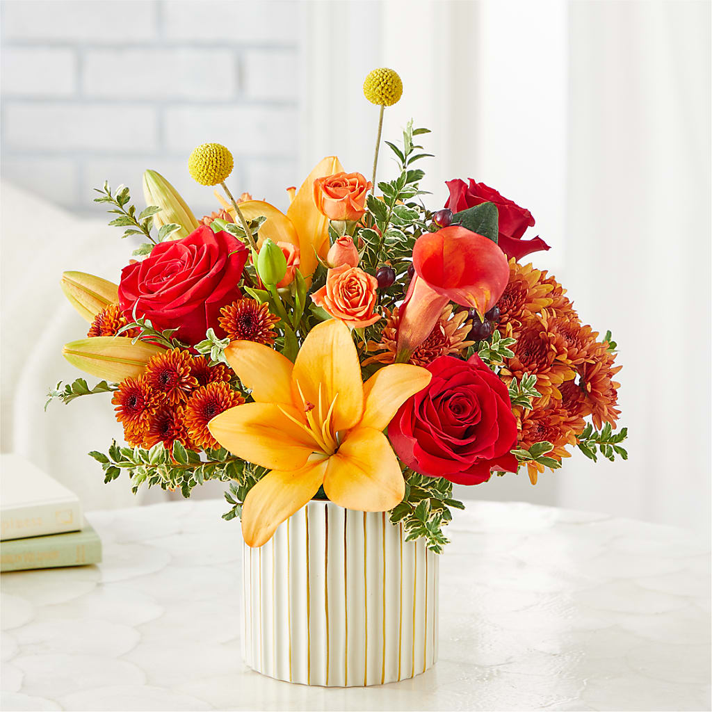 Scarlet Skies Bouquet –  Mt Scott Flowers, Happy Valley OR