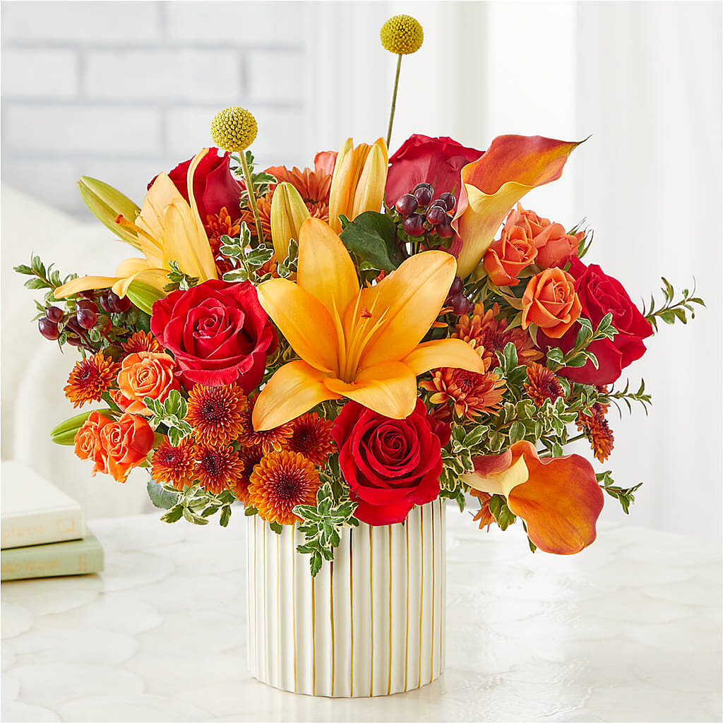 Scarlet Skies Bouquet –  Mt Scott Flowers, Happy Valley OR