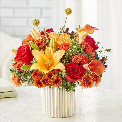 Scarlet Skies Bouquet –  Mt Scott Flowers, Happy Valley OR