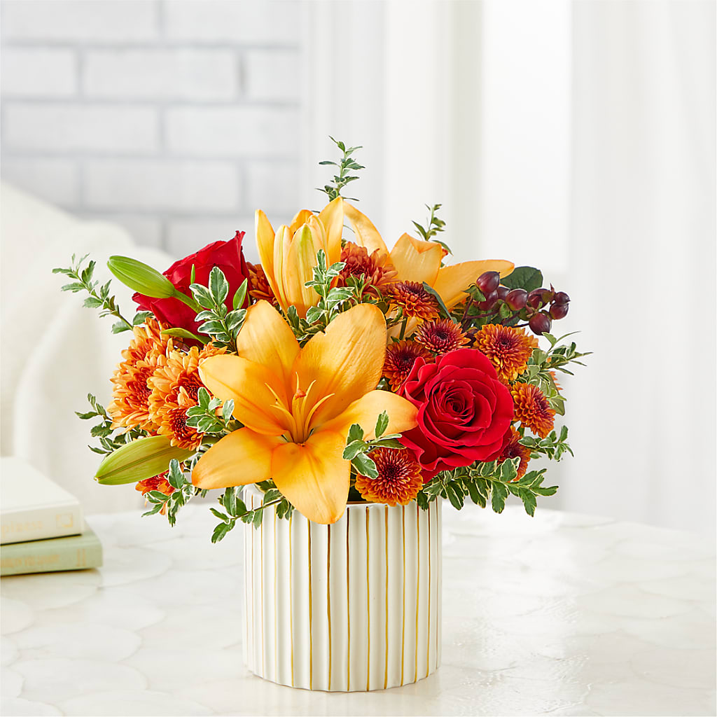 Scarlet Skies Bouquet –  Mt Scott Flowers, Happy Valley OR