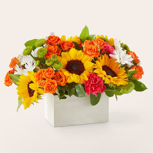 Sun-drenched Blooms Box Bouquet –  Mt Scott Flowers, Happy Valley OR