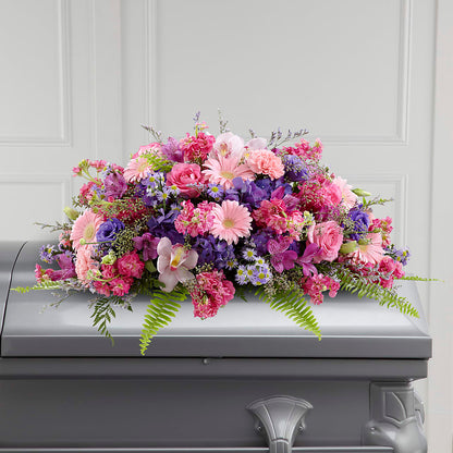 Glorious Garden Casket Spray –  Mt Scott Flowers, Happy Valley OR