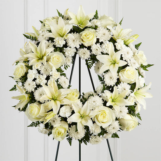 Treasured Tribute Wreath –  Mt Scott Flowers, Happy Valley OR