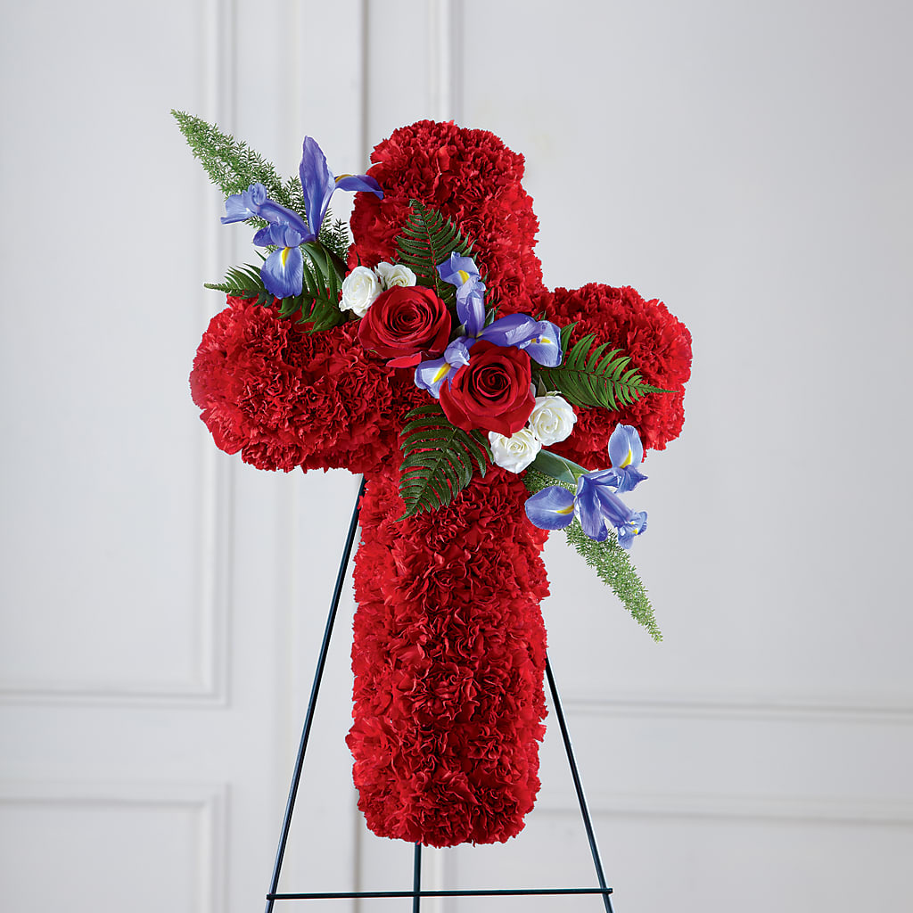 Faithful Hero Floral Cross –  Mt Scott Flowers, Happy Valley OR