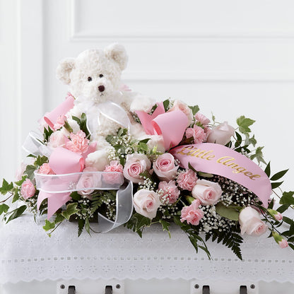 Touch of Sympathy Casket Spray –  Mt Scott Flowers, Happy Valley OR
