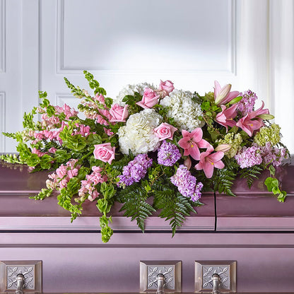 Life's Gratitude Casket Spray –  Mt Scott Flowers, Happy Valley OR