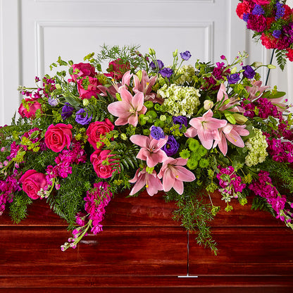 Radiant Tribute Casket Spray –  Mt Scott Flowers, Happy Valley OR