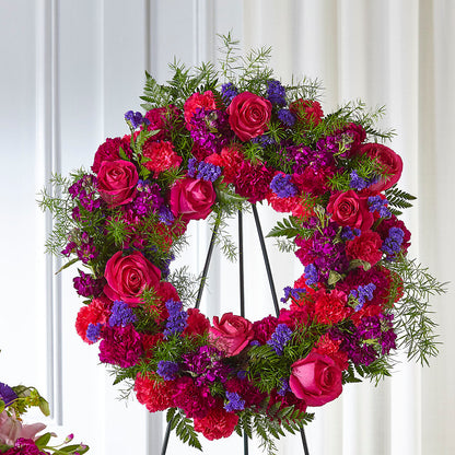 Calming Colors Wreath –  Mt Scott Flowers, Happy Valley OR