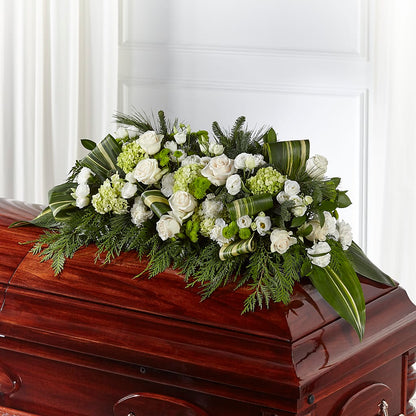 Hopeful Gesture Casket Spray –  Mt Scott Flowers, Happy Valley OR