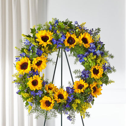 Bright Rays Wreath –  Mt Scott Flowers, Happy Valley OR