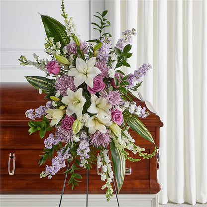 Grateful Hearts Standing Spray –  Mt Scott Flowers, Happy Valley OR