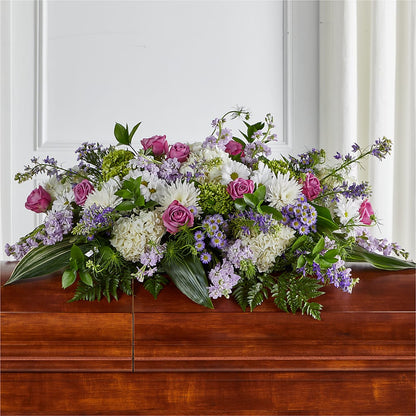 Meadows of Serenity Casket Spray –  Mt Scott Flowers, Happy Valley OR