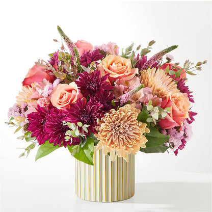 Berry Cobbler Bouquet with Ivory Vase –  Mt Scott Flowers, Happy Valley OR