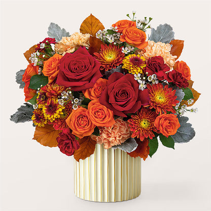 Merlot Bouquet with Ivory Vase –  Mt Scott Flowers, Happy Valley OR