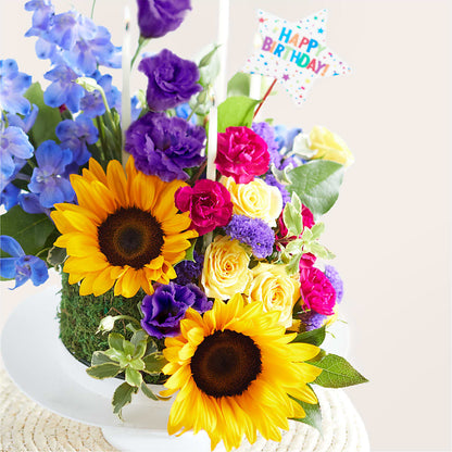 Star of the Day Floral Cake –  Mt Scott Flowers, Happy Valley OR