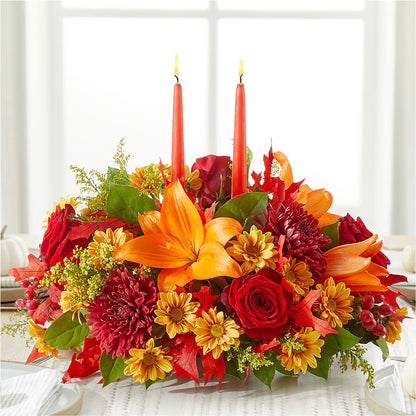 Autumn's Embrace Centerpiece –  Mt Scott Flowers, Happy Valley OR