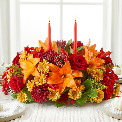 Autumn's Embrace Centerpiece –  Mt Scott Flowers, Happy Valley OR